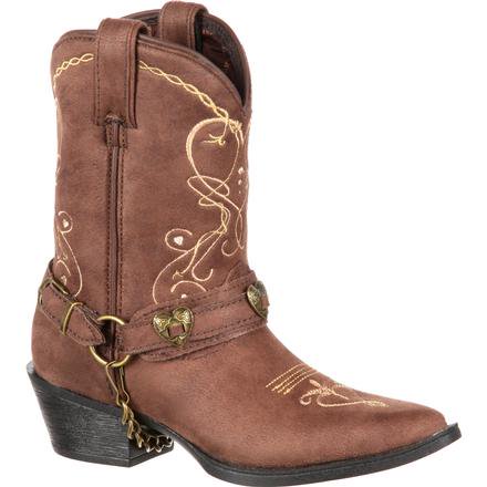 Durango Little Kid Lil' Crush Heartfelt Western Boot