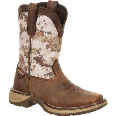 Durango Kids Lil' Rebel Camo Western Boot