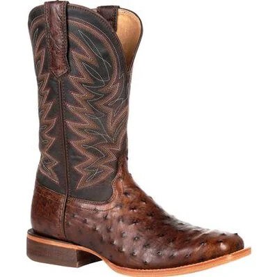 Durango Men's Exotic Full Quill Ostrich Western Boot