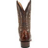 Durango Men's Exotic Full Quill Oiled Saddle Western Boot