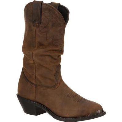 Durango Women's Distressed Slouch Western Boot