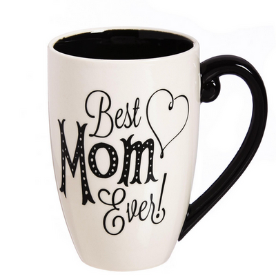 Cypress Home Black Ink Best Mom Ever Mug