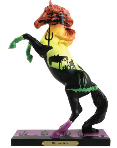 Enesco "Western Skies" Trail of the Painted Ponies Figurine