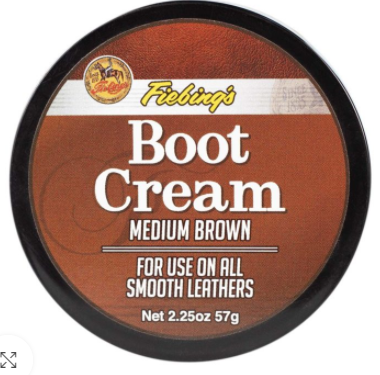 Fiebing's Boot & Shoe Creme Polish - Medium Brown (27)