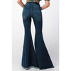 Grace of LA Women's High Waisted Flare Jeans