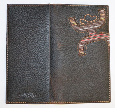 Hooey Brands Signature Rodeo Wallet - Rustic Canvas Cut Out