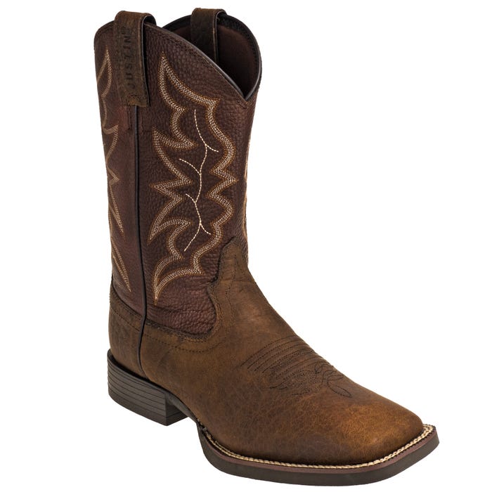 Justin Men's Dark Brown Chet Cowboy Boots