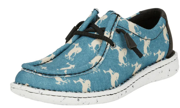 Justin Women's Turquoise Bronc Hazer Shoe