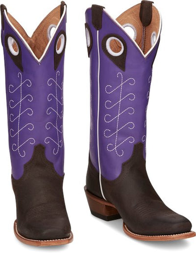 Justin Women's Hattie Purple Cowboy Boot