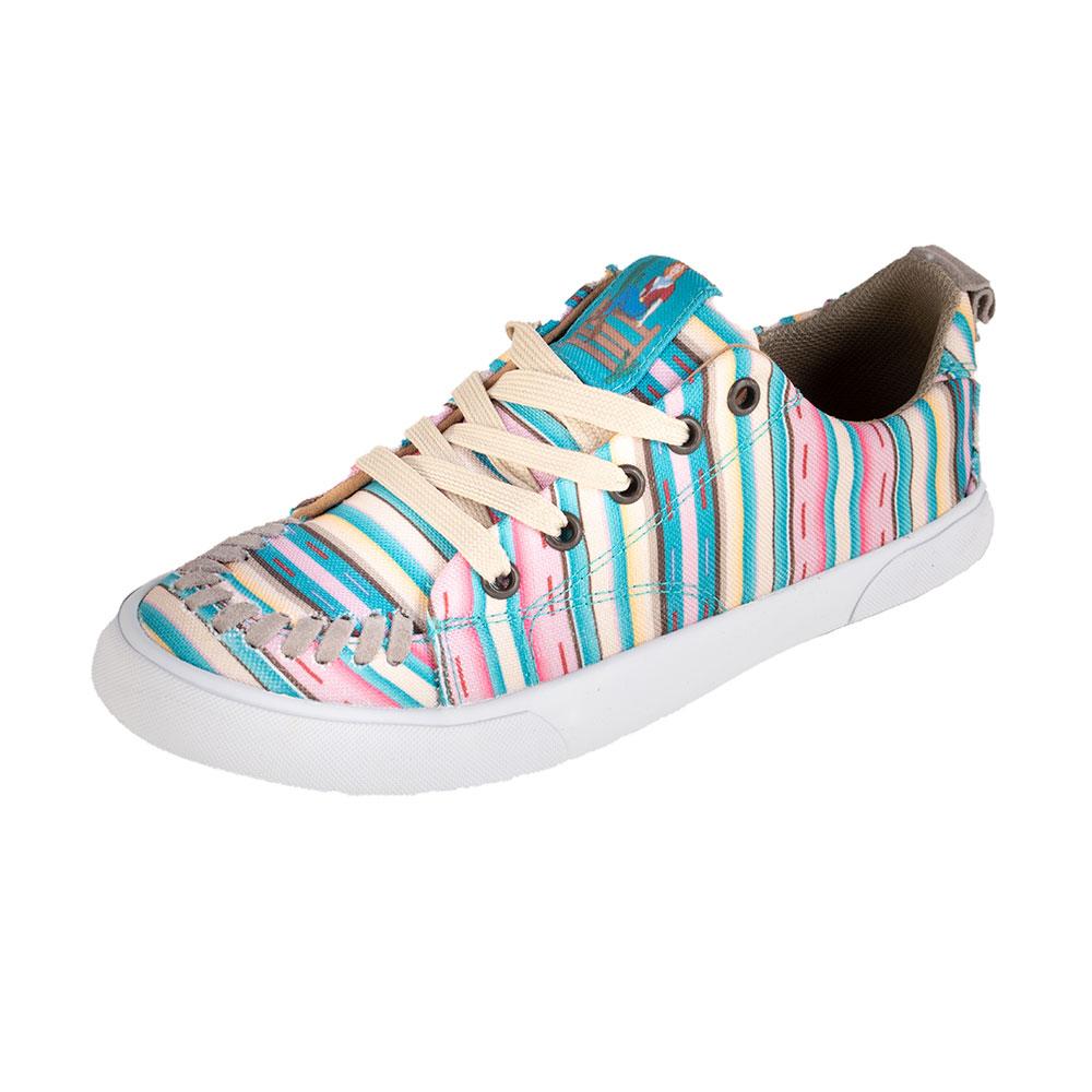 Reba by Justin Women's Arreba Pink Stripe Casual Shoe