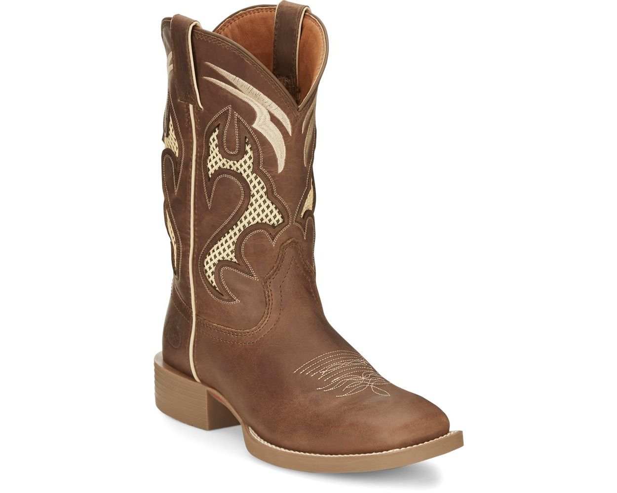 Justin Men's Octane Cider Cowhide Western Boot