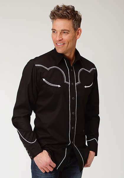 Roper embroidered 2025 western shirts