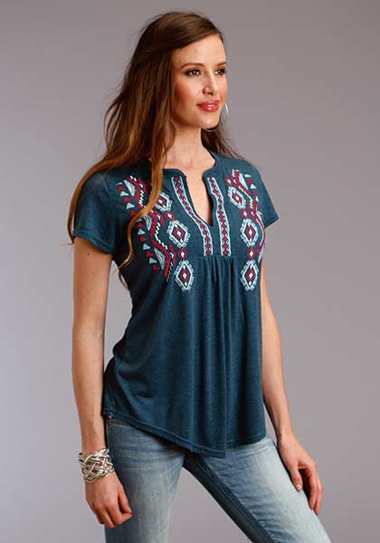 Women's short sleeve peasant tops hotsell
