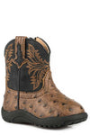 Roper Infant's Ostrich Vamp Western Boot