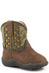 Roper Infant's Cowbabies Grn/Brn Fashion Boot