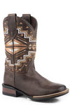 Roper Kid's Embroidered Aztec Boot