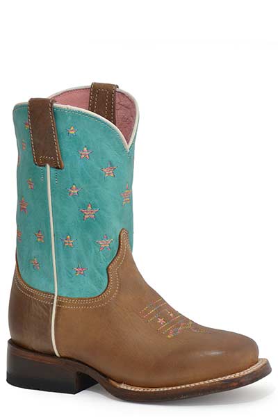 Roper Little Kids Embroidered Stars Western Boot