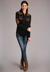 Stetson Women's Rayon Embroidered Western Shirt