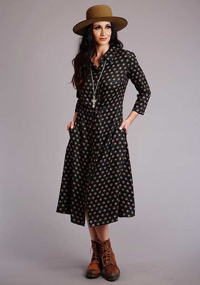 Stetson Women's Printed Rayon Twill Dress