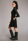 Stetson by Karman Poly Crepe Knee Length Dress