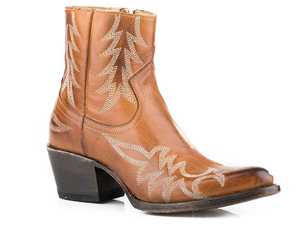 Stetson Women's Unique Flame Design Western Boot