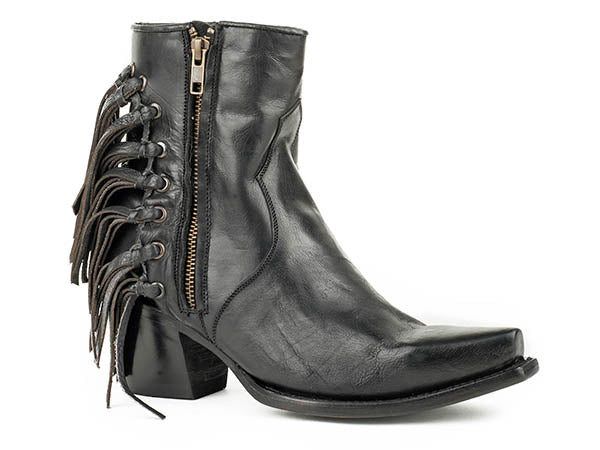 Stetson Women's Angle Fringe Shorty Boot