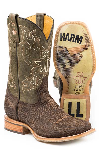 Tin Haul Men's "Take No Bull" Square Toe Western Boot