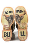 Tin Haul Men's "Take No Bull" Square Toe Western Boot