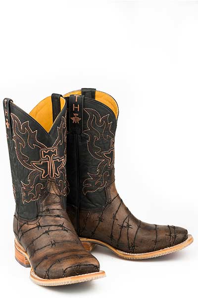 Tin Haul Men's "Keep Out" Square Toe Western Boot