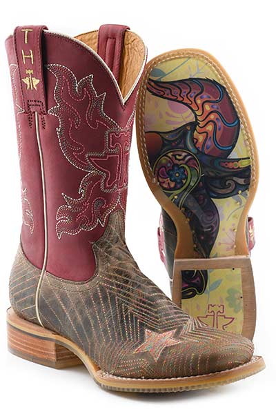 Tin Haul Women's Super Nova Star Western Boot
