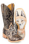 Tin Haul Women's "Golden Horns" Western Boot
