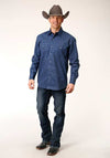 Roper Men's Long Sleeve Foulard Print Western Shirt