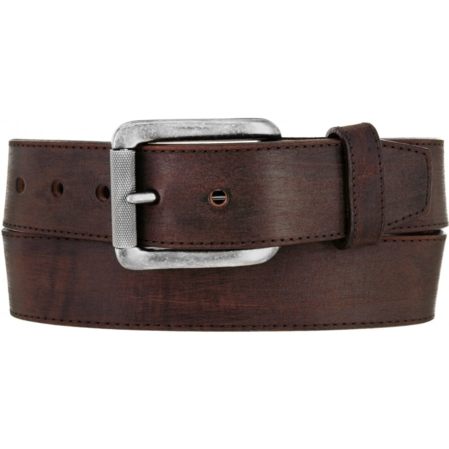 Men's Brown Bomber Belt