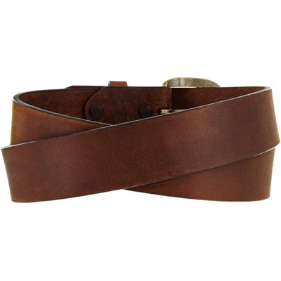 Justin Work Basic Leather Belt - Distressed Brown