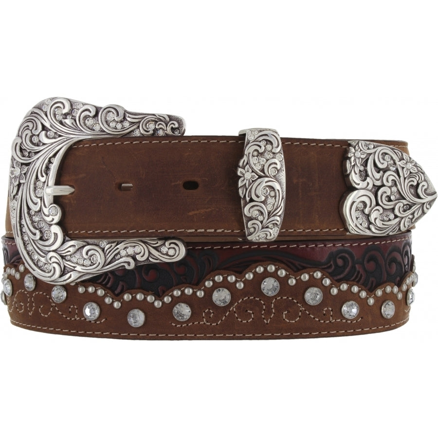 Women's Kaitlyn Crystal Belt - Bark