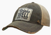 Vintage Life "Drinks Well With Others" Distressed Trucker Cap