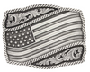 Montana Silversmith Waving American Flag Attitude Buckle