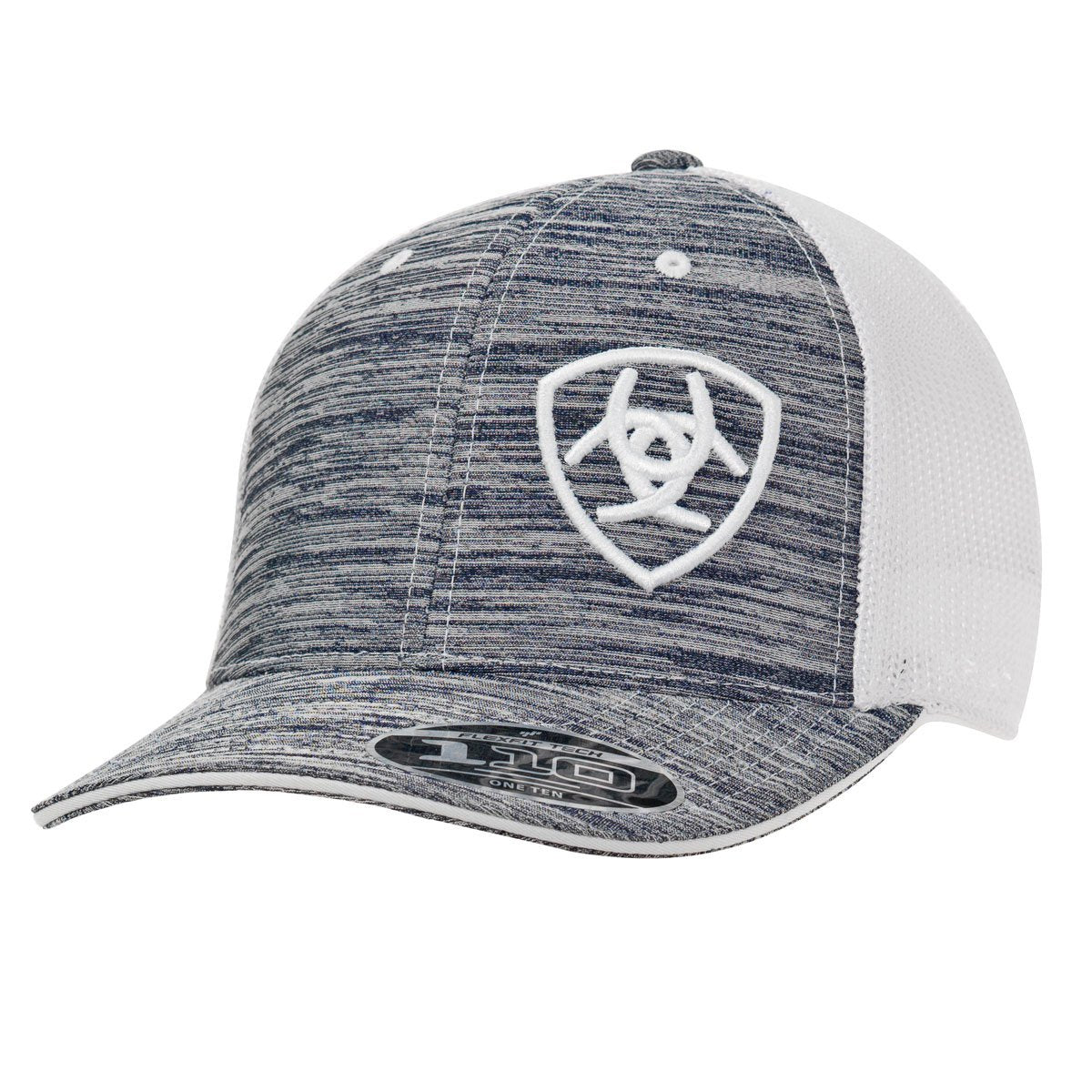 Ariat Grey & White Logo Baseball Cap