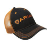 Ariat Orange Logo Ball Cap