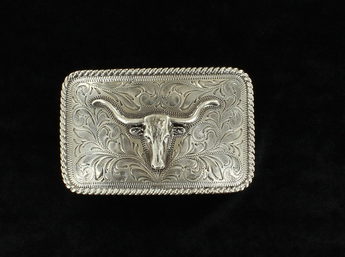 Nocona Men's Lognhorn Buckle