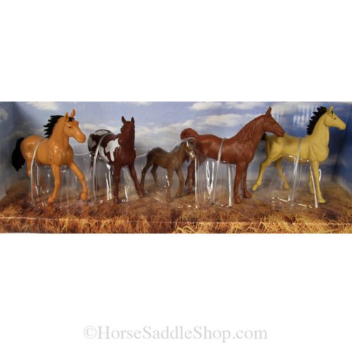 MF Western Bigtime Barnyard Horses Figurine Set
