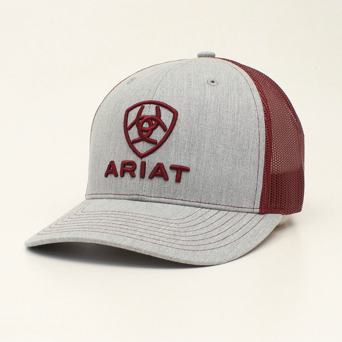Ariat Men's Grey Embroidery Cap
