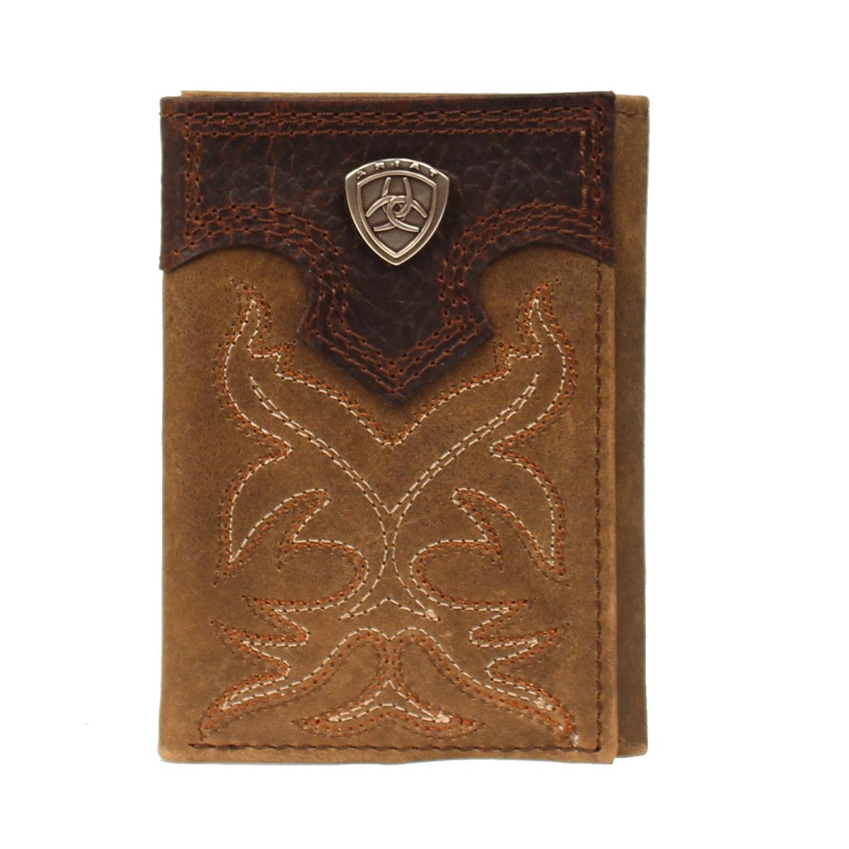 Ariat Men's Premium Brand Trifold Wallet