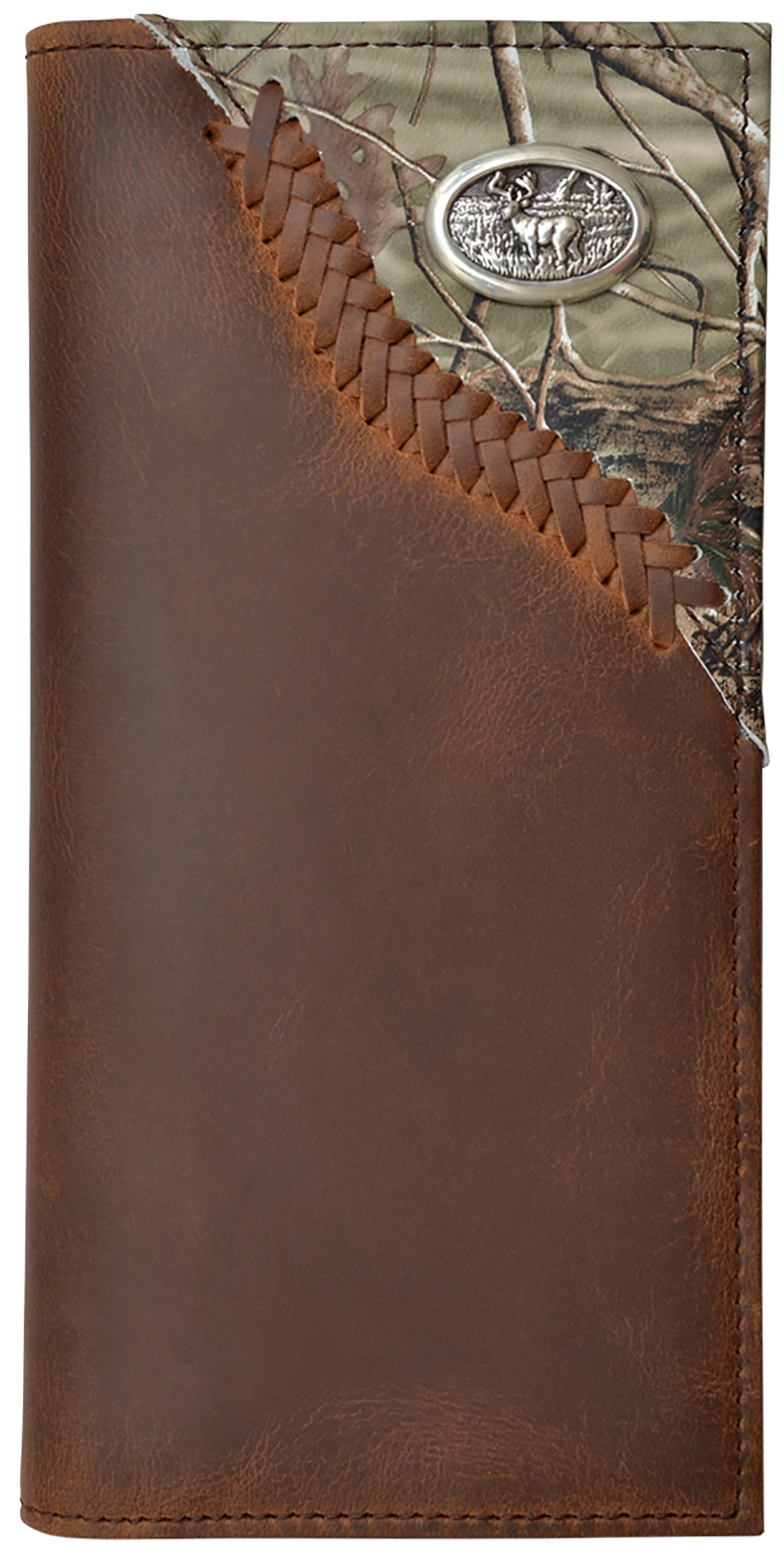 M&F Men's Camo Corner Deer Rodeo Wallet