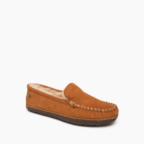 Minnetonka Moccasin Sheepskin Terese - Brown - Centerville Western
