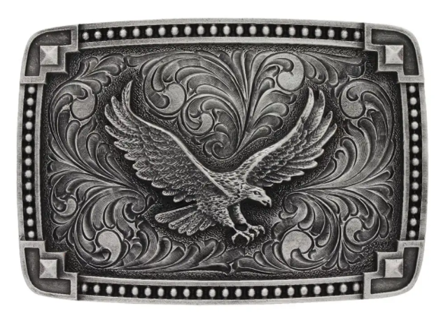 Montana Silversmith Attitude Buckle - Brass Eagle