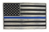 Montana Silversmith Stand Behind the Blue Line Flag Buckle