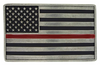 Montana Silversmith Stand Behind the Red Line Flag Buckle