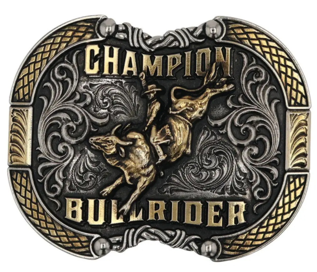 Montana Silversmith Roped In Champion Bull Rider Attitude Belt Buckle
