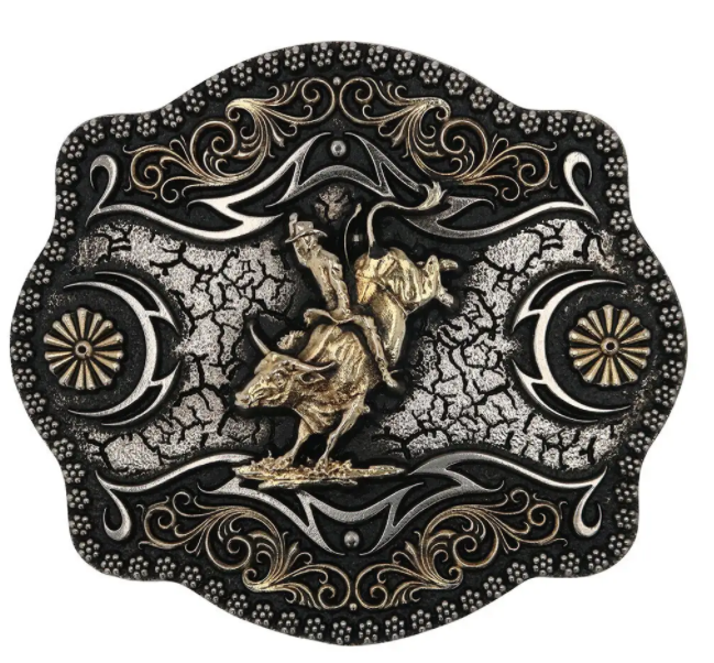 Montana Silversmith Bull Rider Attitude Buckle